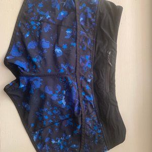 Lululemon Running Shorts - 3" in Blue Pattern